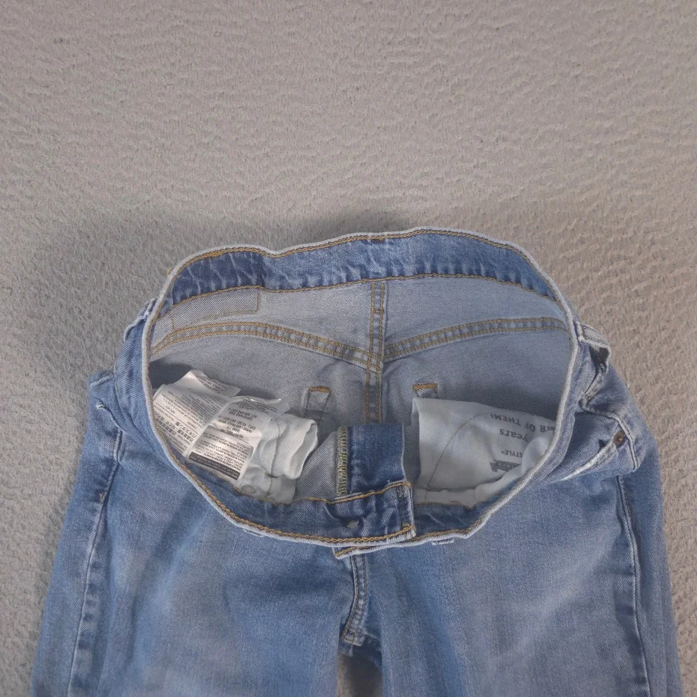 Levi's Jeans Mens 32x32 Blue 511 Slim Leg Distressed Ripped Knee Stretch Denim